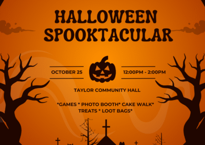 Halloween Spooktacular Saturday, October 25th 12:00pm – 2:00pm